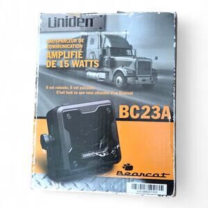 Uniden BC23A Bearcat 15 Watt Amplified Communication Speaker Open Box